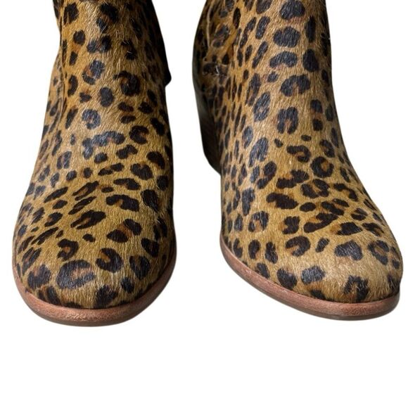 UGG Leopard Print Ankle Booties Size 7.5 - Picture 4 of 8